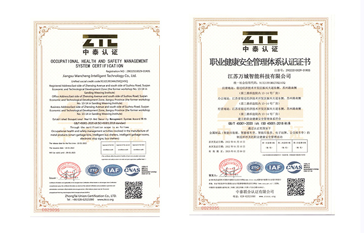 職業質量管理體系認證